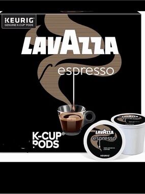 Lavazza Espresso Medium Roast Coffee K-Cup Pods 80 Count